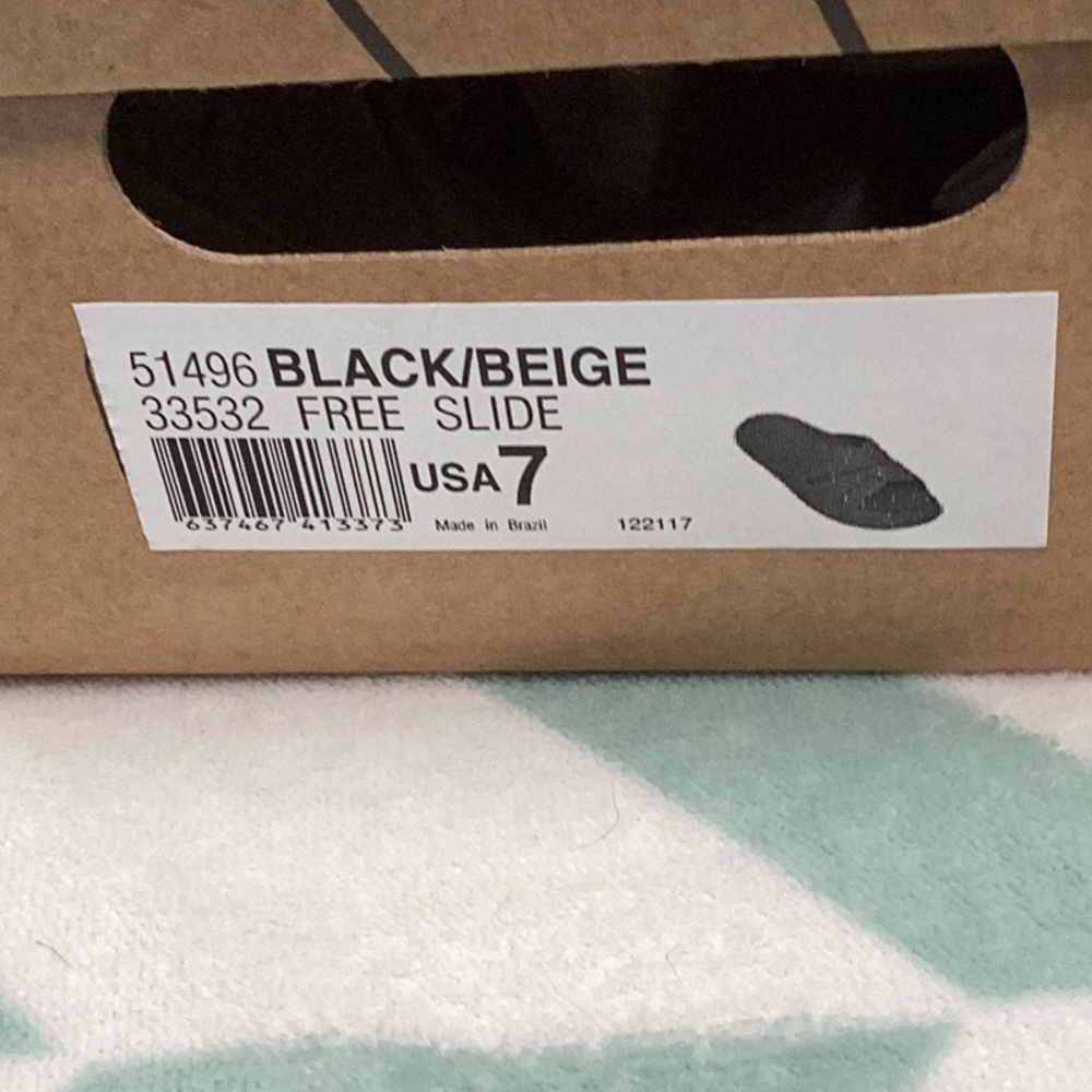 NIB Melissa black free slide sandals women’s 7 - Picture 6 of 6